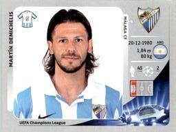 2012-13 Panini UEFA Champions League Stickers #213 Martin Demichelis Front