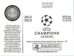 2012-13 Panini UEFA Champions League Stickers #225 Julio Baptista Back