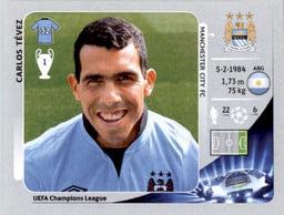 2012-13 Panini UEFA Champions League Stickers #259 Carlos Tevez Front