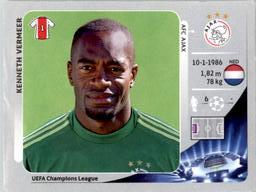 2012-13 Panini UEFA Champions League Stickers #265 Kenneth Vermeer Front