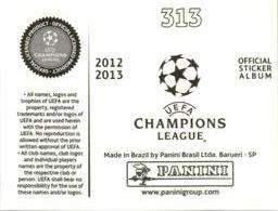 2012-13 Panini UEFA Champions League Stickers #313 Eden Hazard Back