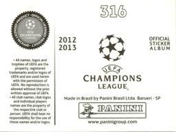 2012-13 Panini UEFA Champions League Stickers #316 Fernando Torres Back