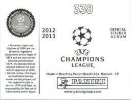 2012-13 Panini UEFA Champions League Stickers #338 Giorgio Chiellini Back