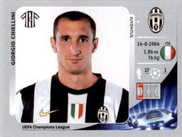2012-13 Panini UEFA Champions League Stickers #338 Giorgio Chiellini Front