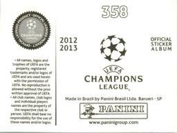 2012-13 Panini UEFA Champions League Stickers #358 Henrik Kildentoft Back