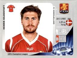 2012-13 Panini UEFA Champions League Stickers #358 Henrik Kildentoft Front