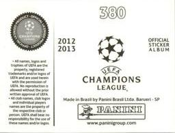 2012-13 Panini UEFA Champions League Stickers #380 Luiz Gustavo Back