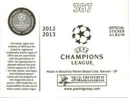 2012-13 Panini UEFA Champions League Stickers #387 Claudio Pizarro Back