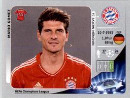 2012-13 Panini UEFA Champions League Stickers #388 Mario Gomez Front