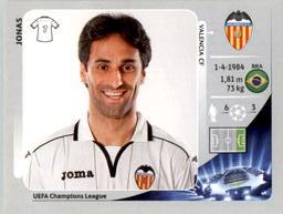 2012-13 Panini UEFA Champions League Stickers #405 Jonas Front