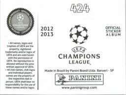 2012-13 Panini UEFA Champions League Stickers #424 Tulio de Melo Back