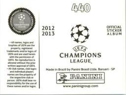 2012-13 Panini UEFA Champions League Stickers #440 Artem Kontsevoi Back