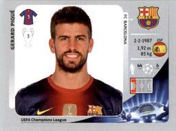 2012-13 Panini UEFA Champions League Stickers #447 Gerard Pique Front