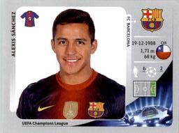 2012-13 Panini UEFA Champions League Stickers #458 Alexis Sanchez Front