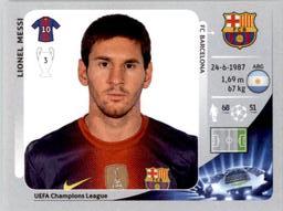 2012-13 Panini UEFA Champions League Stickers #460 Lionel Messi Front
