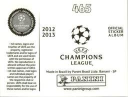 2012-13 Panini UEFA Champions League Stickers #465 Maxi Pereira Back