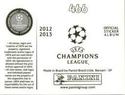 2012-13 Panini UEFA Champions League Stickers #466 Ezequiel Garay Back