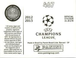 2012-13 Panini UEFA Champions League Stickers #467 Lorenzo Melgarejo Back