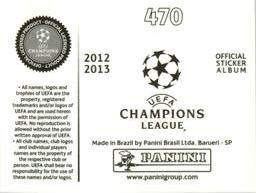 2012-13 Panini UEFA Champions League Stickers #470 Enzo Perez Back