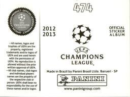 2012-13 Panini UEFA Champions League Stickers #474 Eduardo Salvio Back