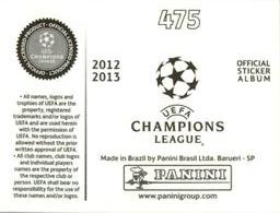 2012-13 Panini UEFA Champions League Stickers #475 Nolito Back