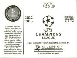 2012-13 Panini UEFA Champions League Stickers #476 Lima Back
