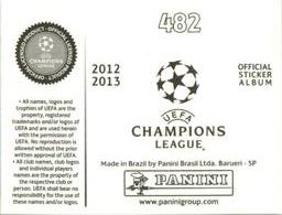 2012-13 Panini UEFA Champions League Stickers #482 Nicolas Pareja Back