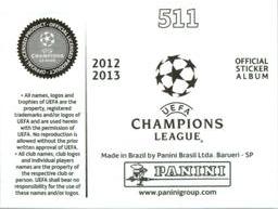 2012-13 Panini UEFA Champions League Stickers #511 Miku Back