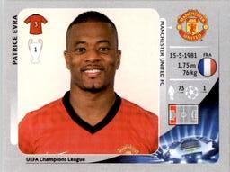 2012-13 Panini UEFA Champions League Stickers #520 Patrice Evra Front
