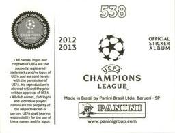 2012-13 Panini UEFA Champions League Stickers #538 Ismaily Back