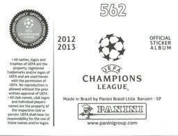 2012-13 Panini UEFA Champions League Stickers #562 Selcuk Inan Back