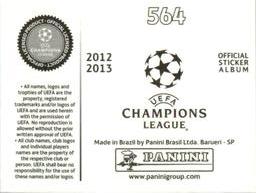2012-13 Panini UEFA Champions League Stickers #564 Albert Riera Back