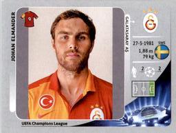 2012-13 Panini UEFA Champions League Stickers #566 Johan Elmander Front