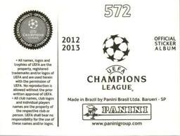 2012-13 Panini UEFA Champions League Stickers #572 Cadu Back
