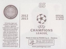 2012-13 Panini UEFA Champions League Stickers #85 Wojciech Szczesny Back