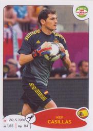 2013 Panini Road to 2014 FIFA World Cup Brazil Stickers #127 Iker Casillas Front