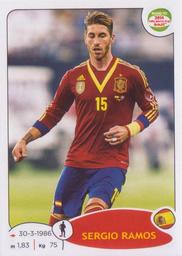 2013 Panini Road to 2014 FIFA World Cup Brazil Stickers #131 Sergio Ramos Front