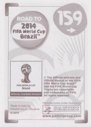 2013 Panini Road to 2014 FIFA World Cup Brazil Stickers #159 Claudio Bravo Back