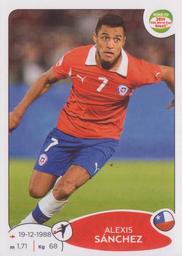2013 Panini Road to 2014 FIFA World Cup Brazil Stickers #171 Alexis Sanchez Front