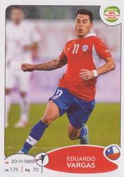 2013 Panini Road to 2014 FIFA World Cup Brazil Stickers #172 Eduardo Vargas Front
