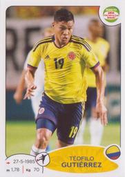 2013 Panini Road to 2014 FIFA World Cup Brazil Stickers #185 Teofilo Gutierrez Front