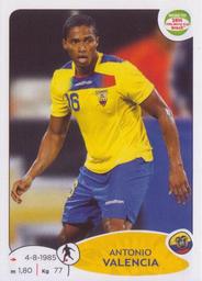 2013 Panini Road to 2014 FIFA World Cup Brazil Stickers #196 Antonio Valencia Front