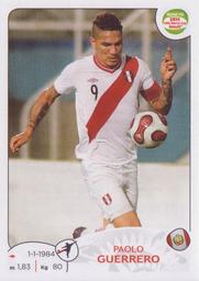 2013 Panini Road to 2014 FIFA World Cup Brazil Stickers #227 Paolo Guerrero Front