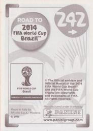 2013 Panini Road to 2014 FIFA World Cup Brazil Stickers #242 Salomon Rondon Back