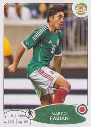 2013 Panini Road to 2014 FIFA World Cup Brazil Stickers #250 Marco Fabian Front