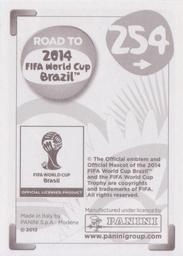 2013 Panini Road to 2014 FIFA World Cup Brazil Stickers #254 Javier Hernandez Back