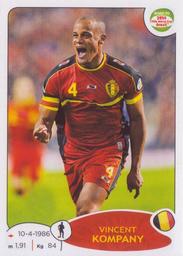 2013 Panini Road to 2014 FIFA World Cup Brazil Stickers #259 Vincent Kompany Front