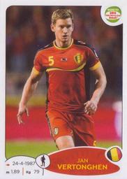 2013 Panini Road to 2014 FIFA World Cup Brazil Stickers #261 Jan Vertonghen Front