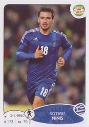 2013 Panini Road to 2014 FIFA World Cup Brazil Stickers #279 Sotiris Ninis Front