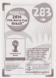 2013 Panini Road to 2014 FIFA World Cup Brazil Stickers #283 Dimitris Salpingidis Back